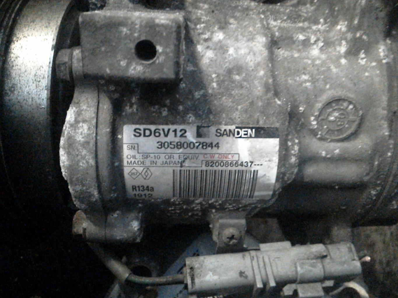 Compresseur clim RENAULT CLIO 3 PHASE 1 BREAK Diesel - 1