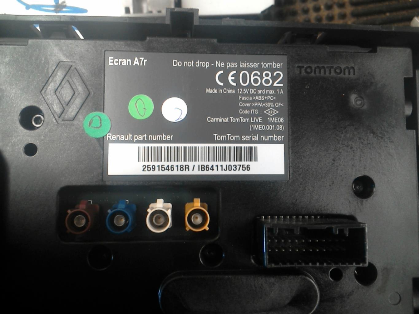 Ecran GPS RENAULT LAGUNA 3 PHASE 2 Diesel - 1