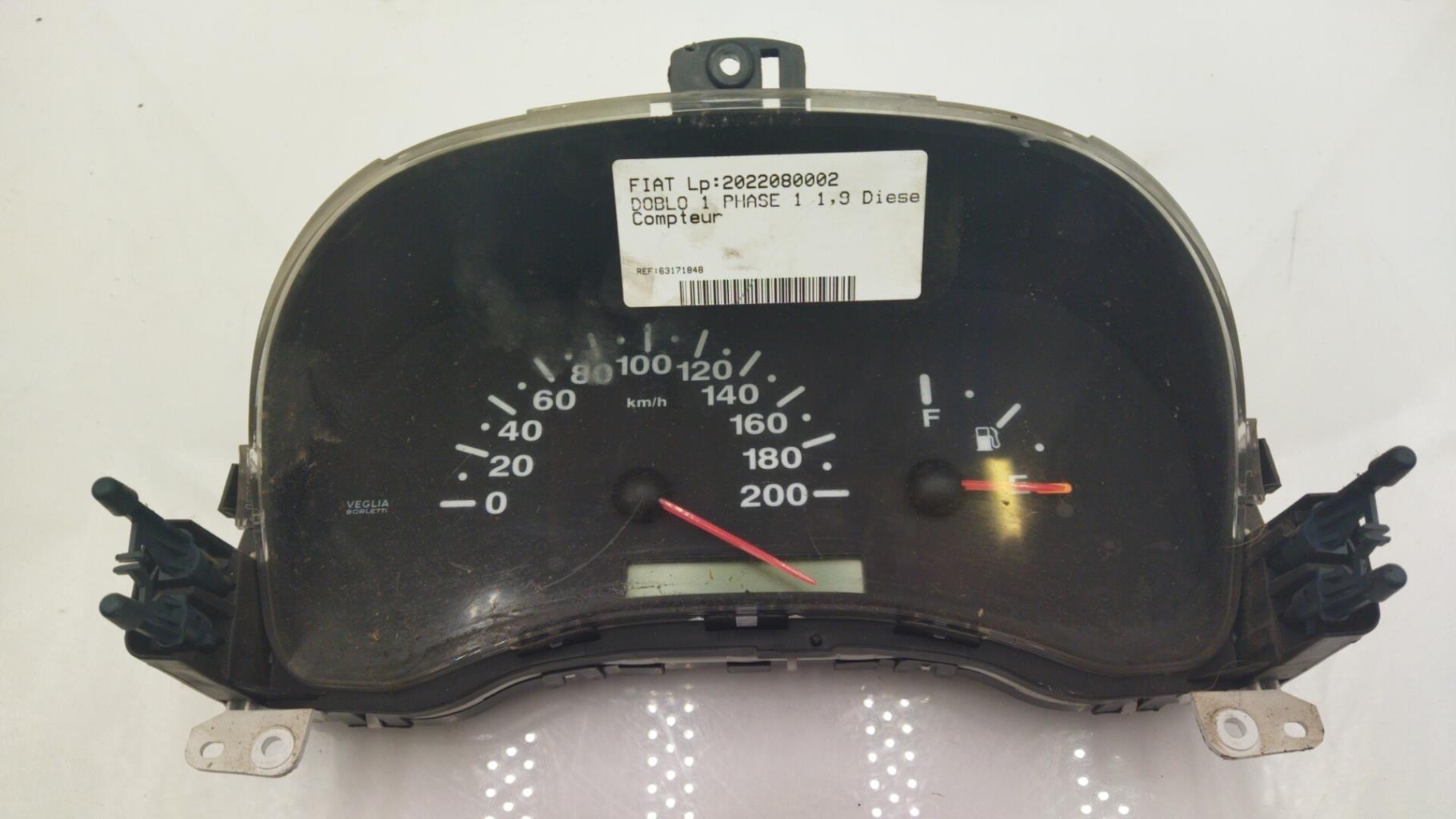 Compteur FIAT DOBLO 1 PHASE 1  - 1