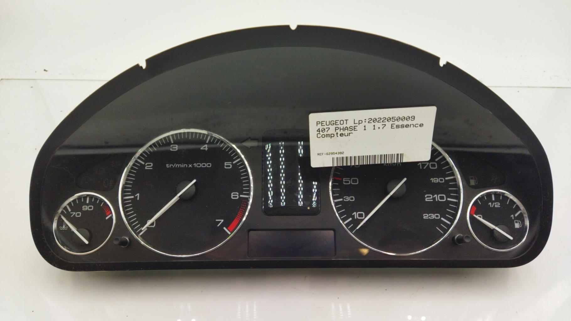 Compteur PEUGEOT 407 PHASE 1 Essence - 1