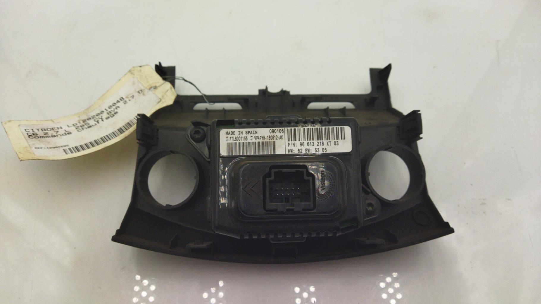 Commande chauffage CITROEN C6 Diesel - 1