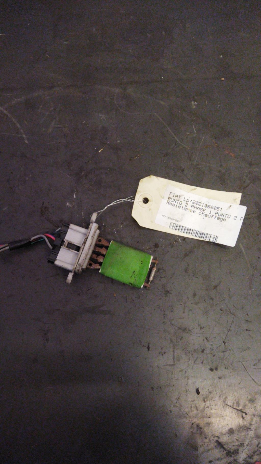 Resistance chauffage FIAT PUNTO 2 PHASE 1 Essence - 1