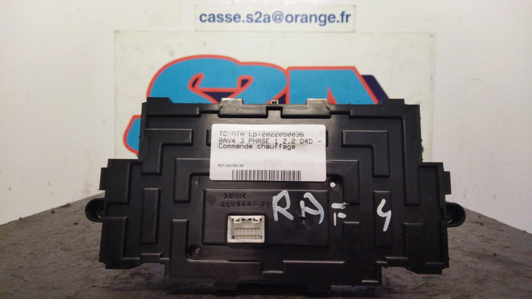 Commande chauffage TOYOTA RAV4 3 PHASE 1 Diesel - 1