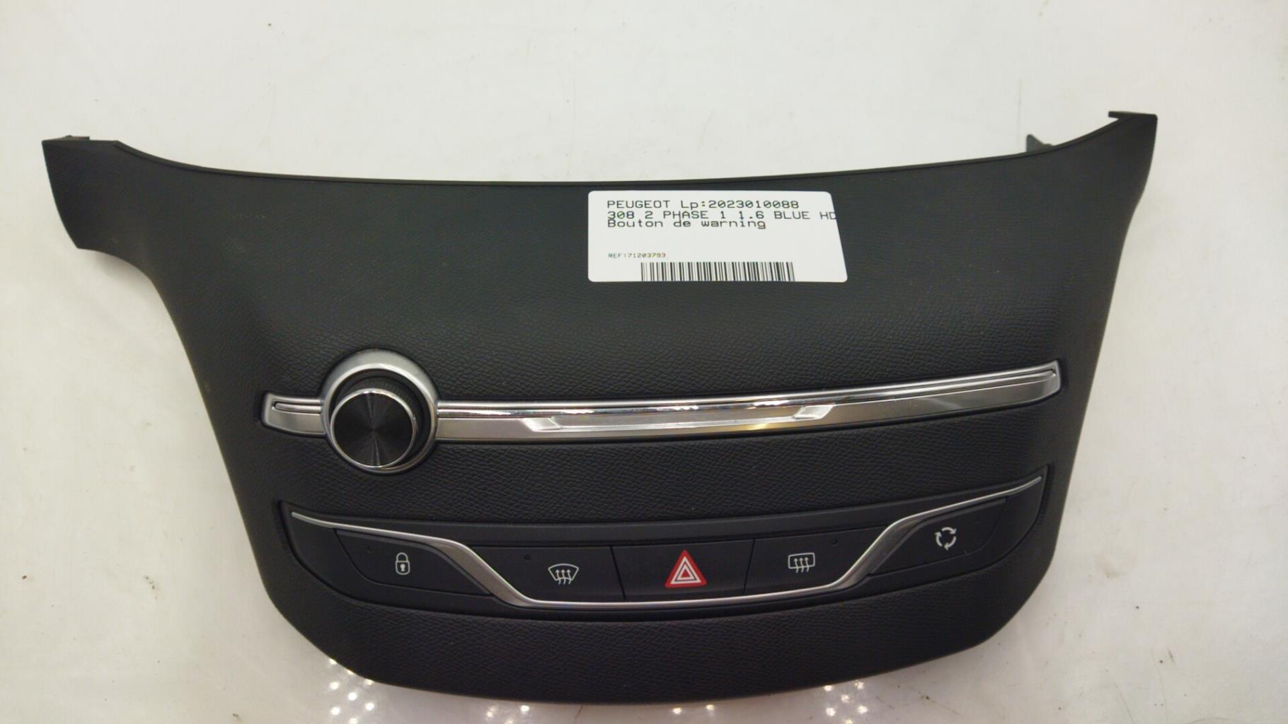 Commande chauffage PEUGEOT 308 2 PHASE 1 Diesel - 1