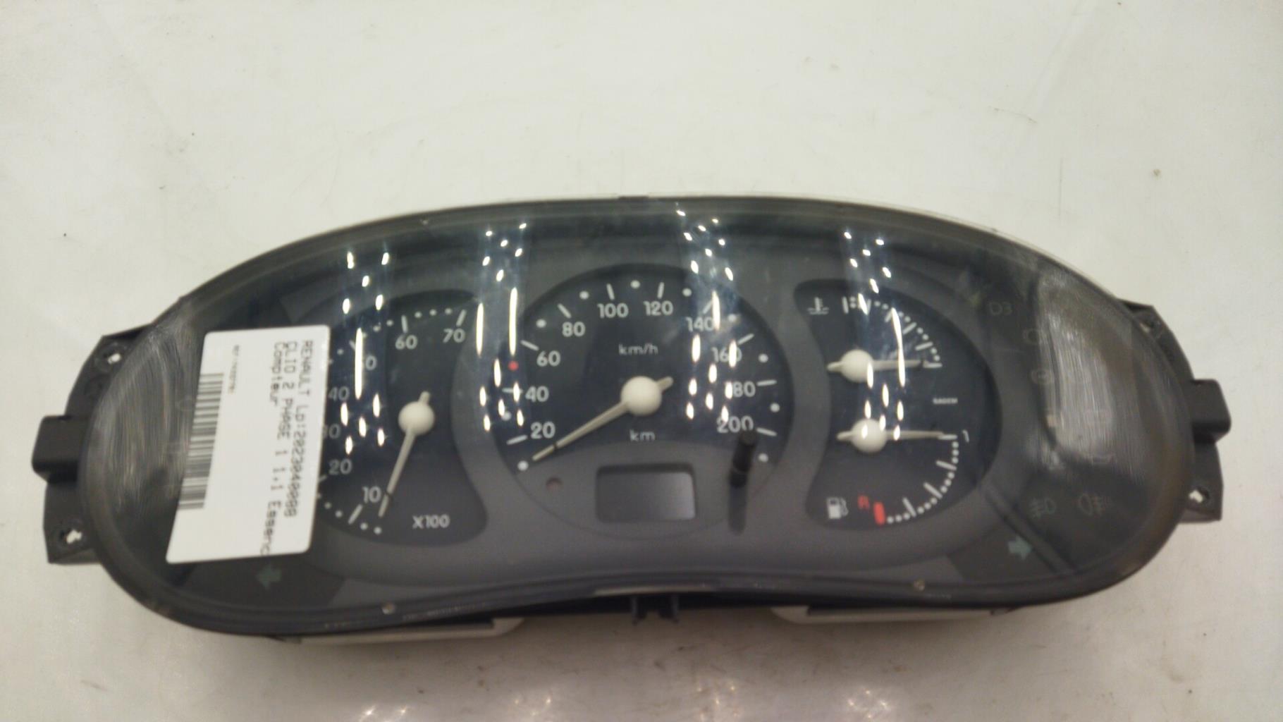 Compteur RENAULT CLIO 2 PHASE 1 Essence - 1