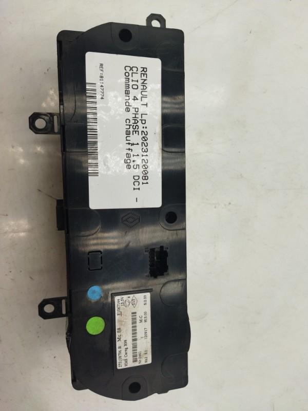 Commande chauffage RENAULT CLIO 4 PHASE 1 Diesel - 1