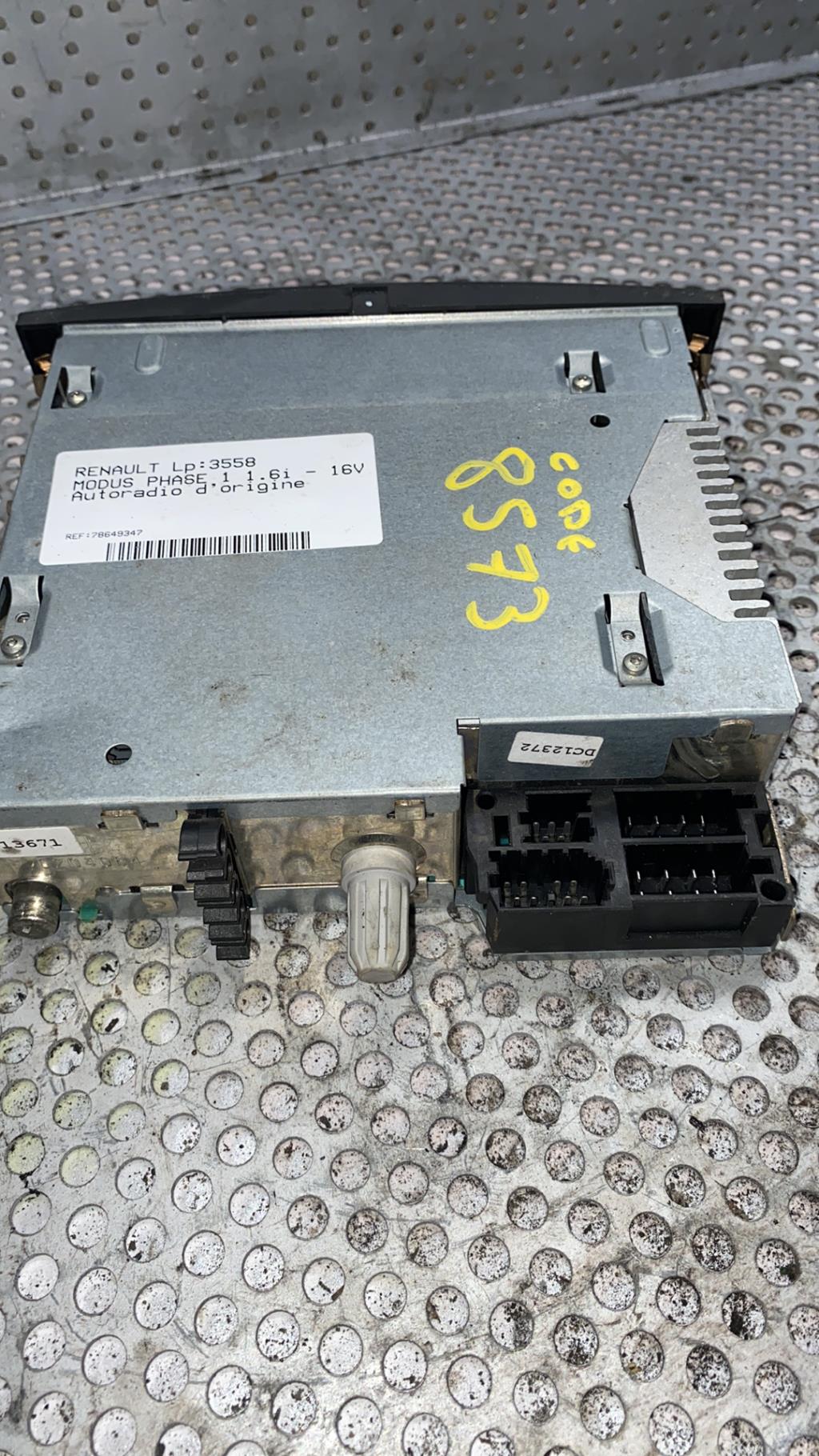 Autoradio d'origine RENAULT MODUS PHASE 1 Essence - 1