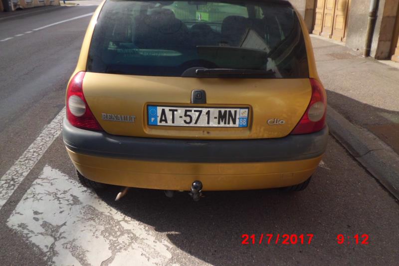 Pare choc arriere RENAULT CLIO 2 PHASE 1 Essence - 1