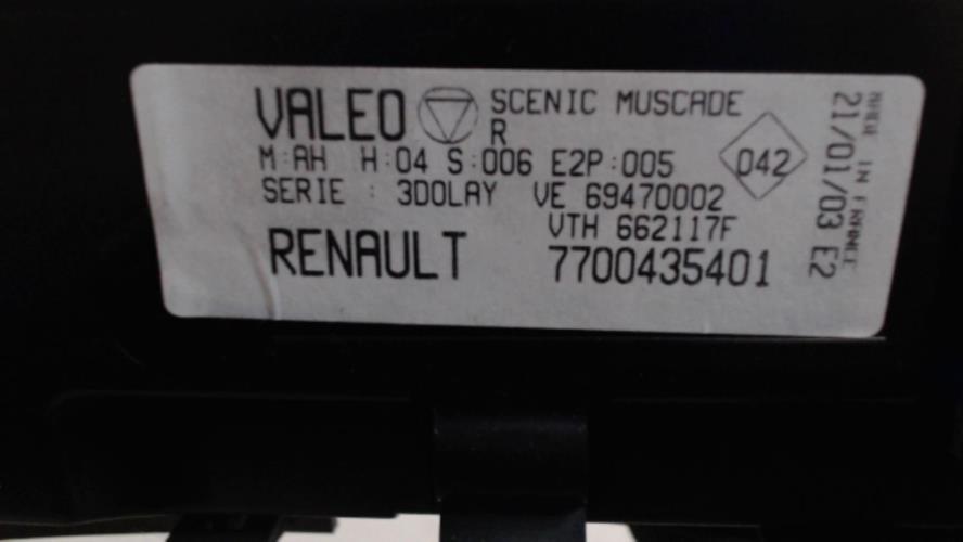 Commande chauffage -...