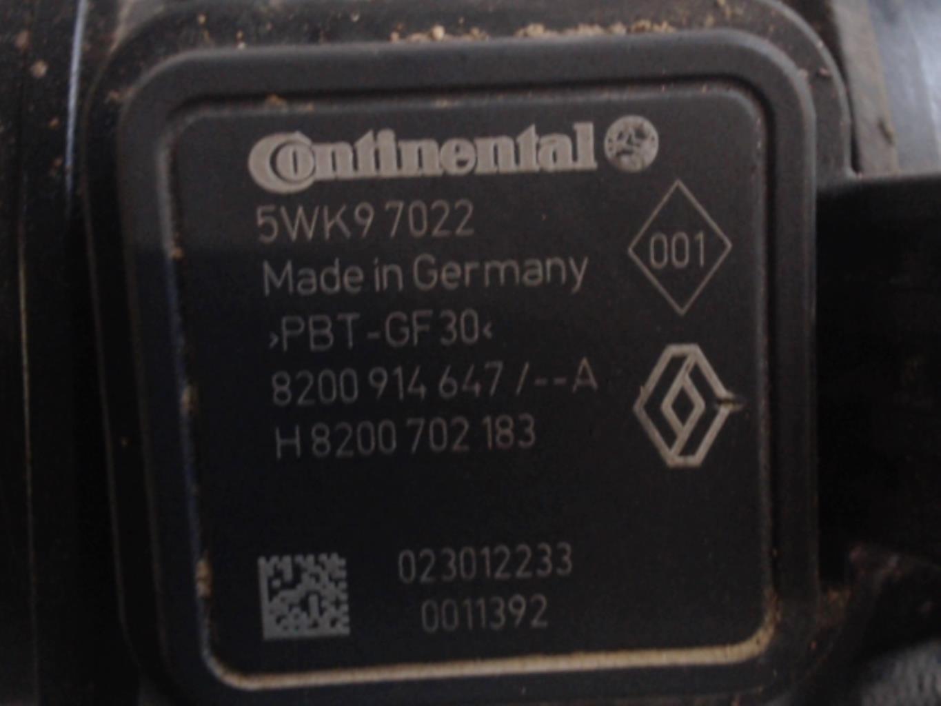 Debitmetre RENAULT LAGUNA 3 PHASE 2 Diesel - 1