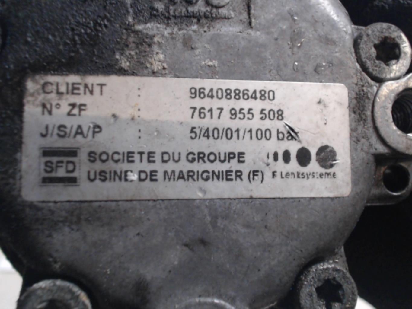 Pompe de direction PEUGEOT 607 PHASE 1 Diesel - 1