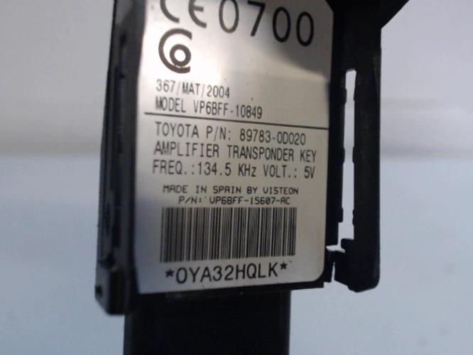 Transpondeur - TOYOTA YARIS...