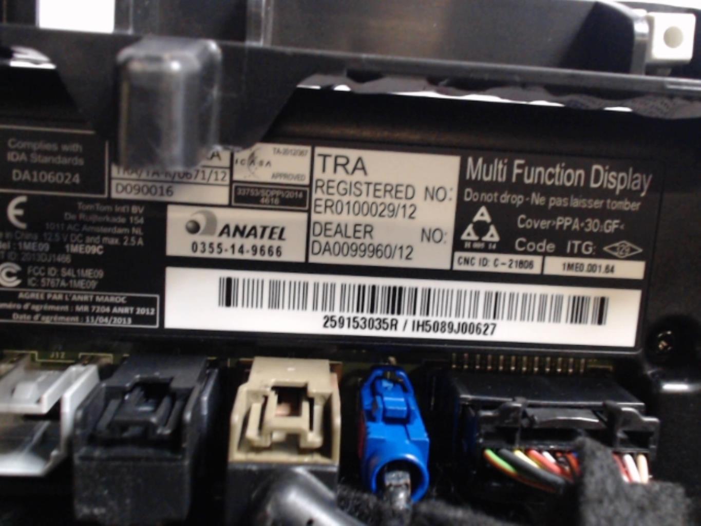 Ecran GPS RENAULT MASTER 3 PHASE 2  - 1
