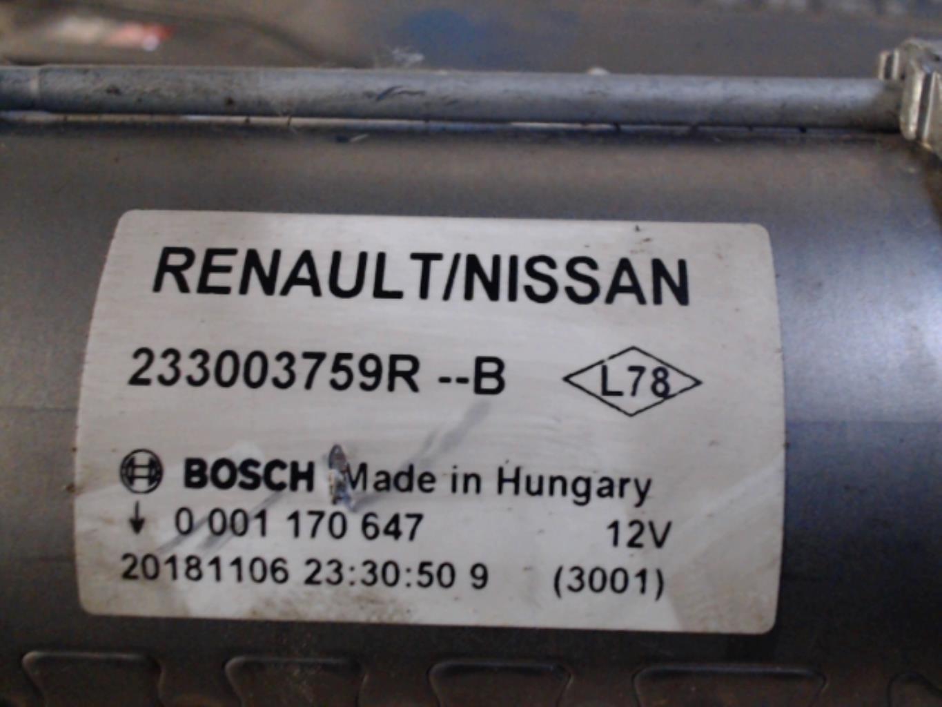 Demarreur DACIA SANDERO 2 PHASE 2 Diesel - 1