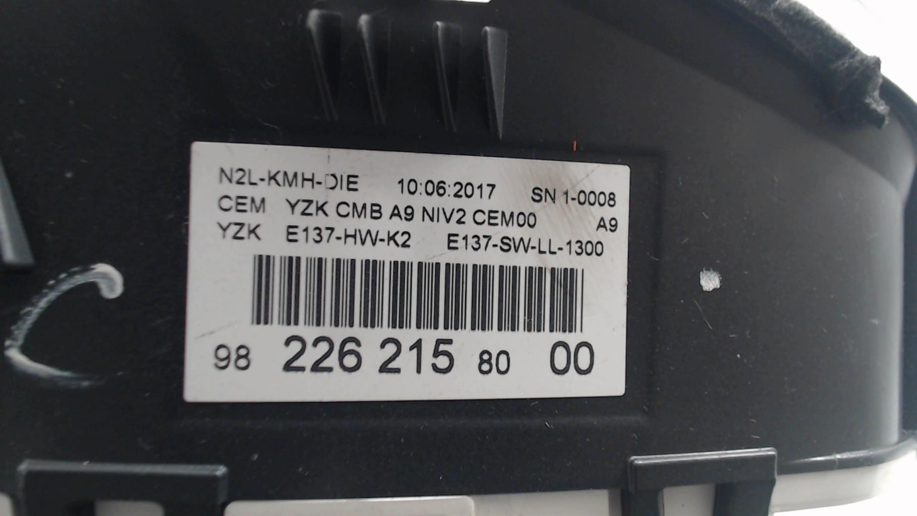 Compteur PEUGEOT 208 1 PHASE 2 Diesel - 1