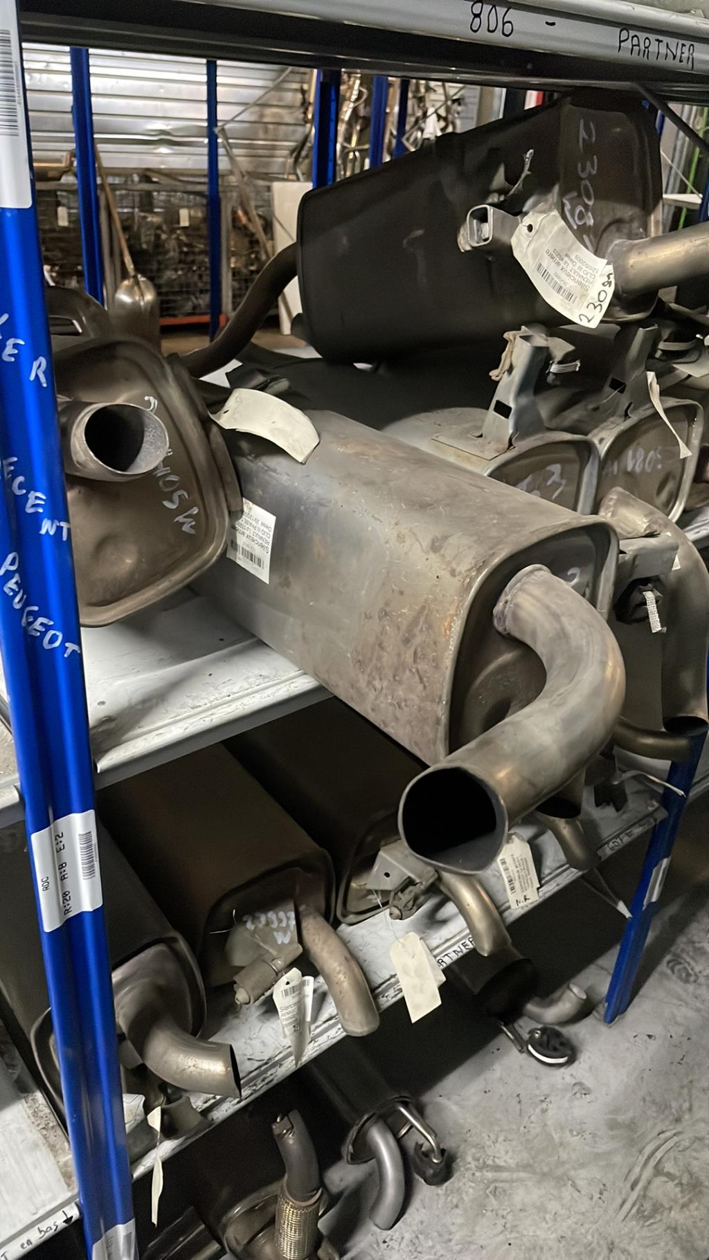 Silencieux arriere (echappement) RENAULT CLIO 3 PHASE 1 Diesel - 1