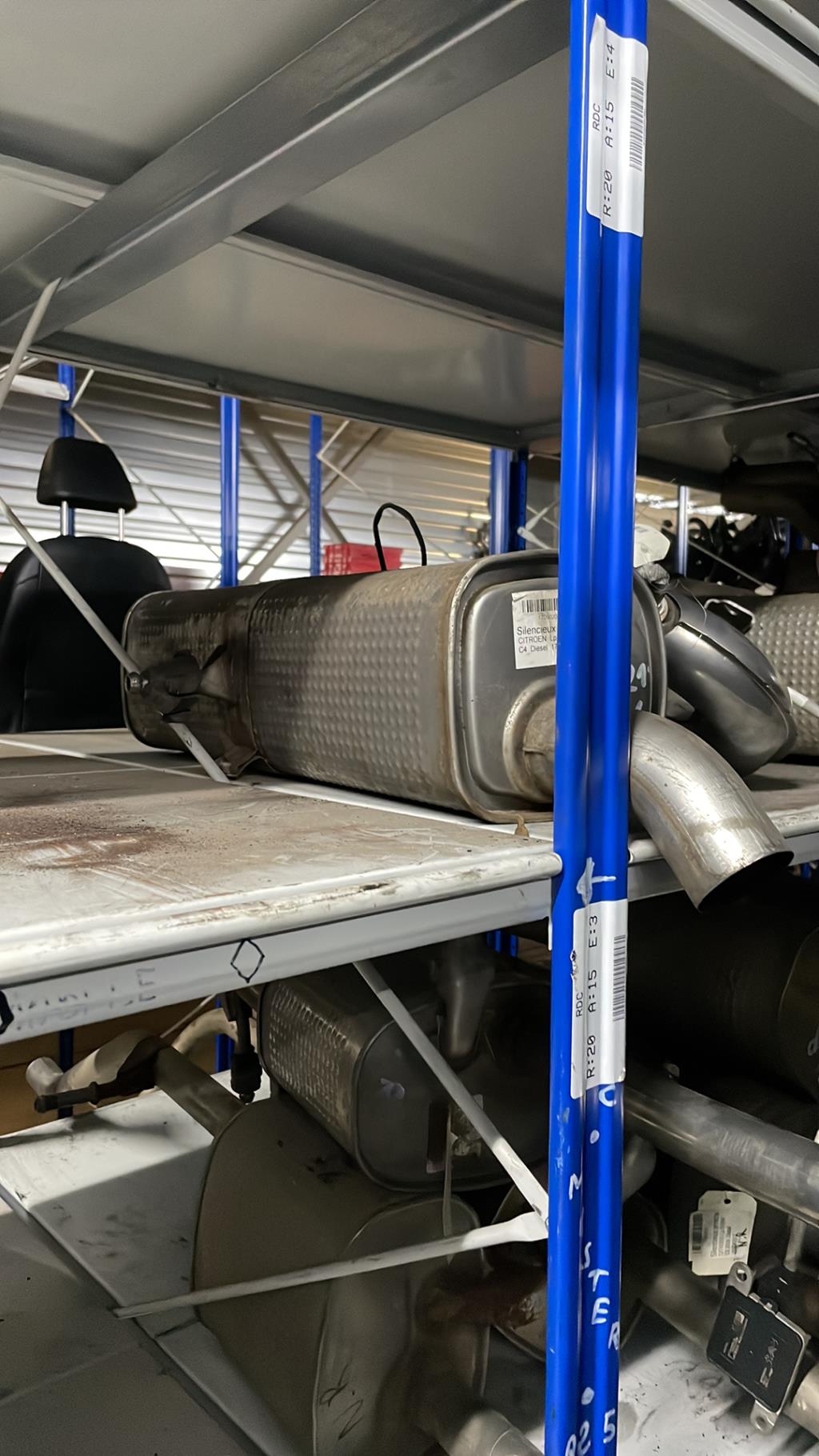 Silencieux arriere (echappement) CITROEN C4 1 PHASE 1 COUPE Diesel - 1