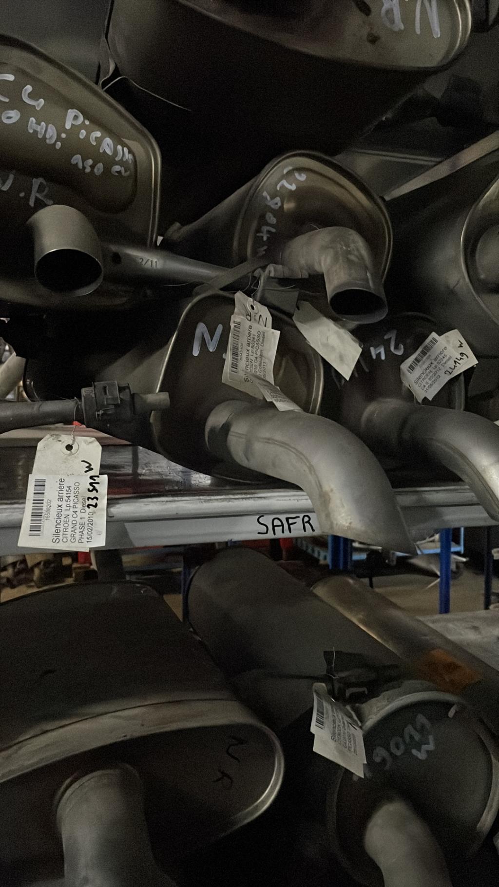 Silencieux arriere (echappement) CITROEN C4 2 PHASE 1 Diesel - 1