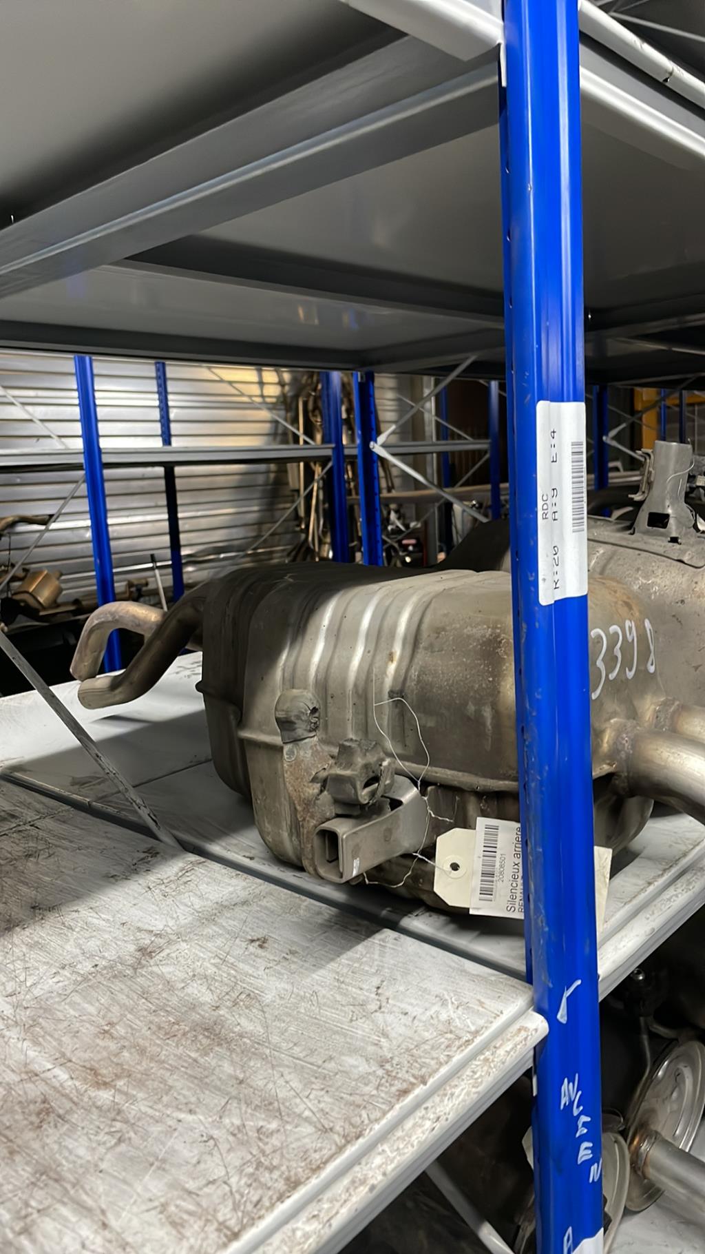 Silencieux arriere (echappement) RENAULT CLIO 3 PHASE 1 Diesel - 1