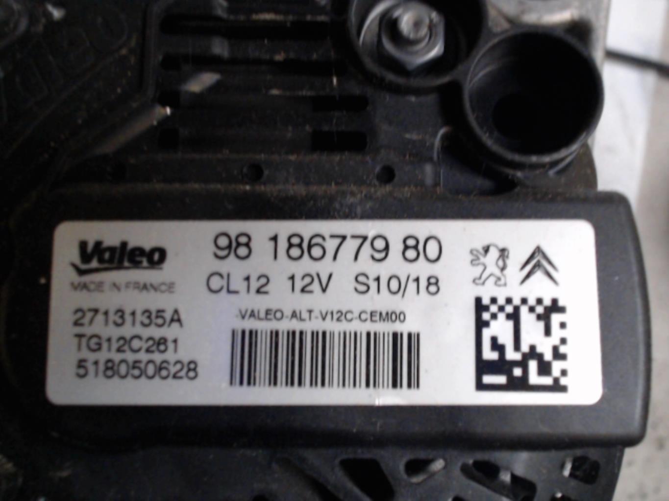 Alternateur PEUGEOT 2008 1 PHASE 1  - 1