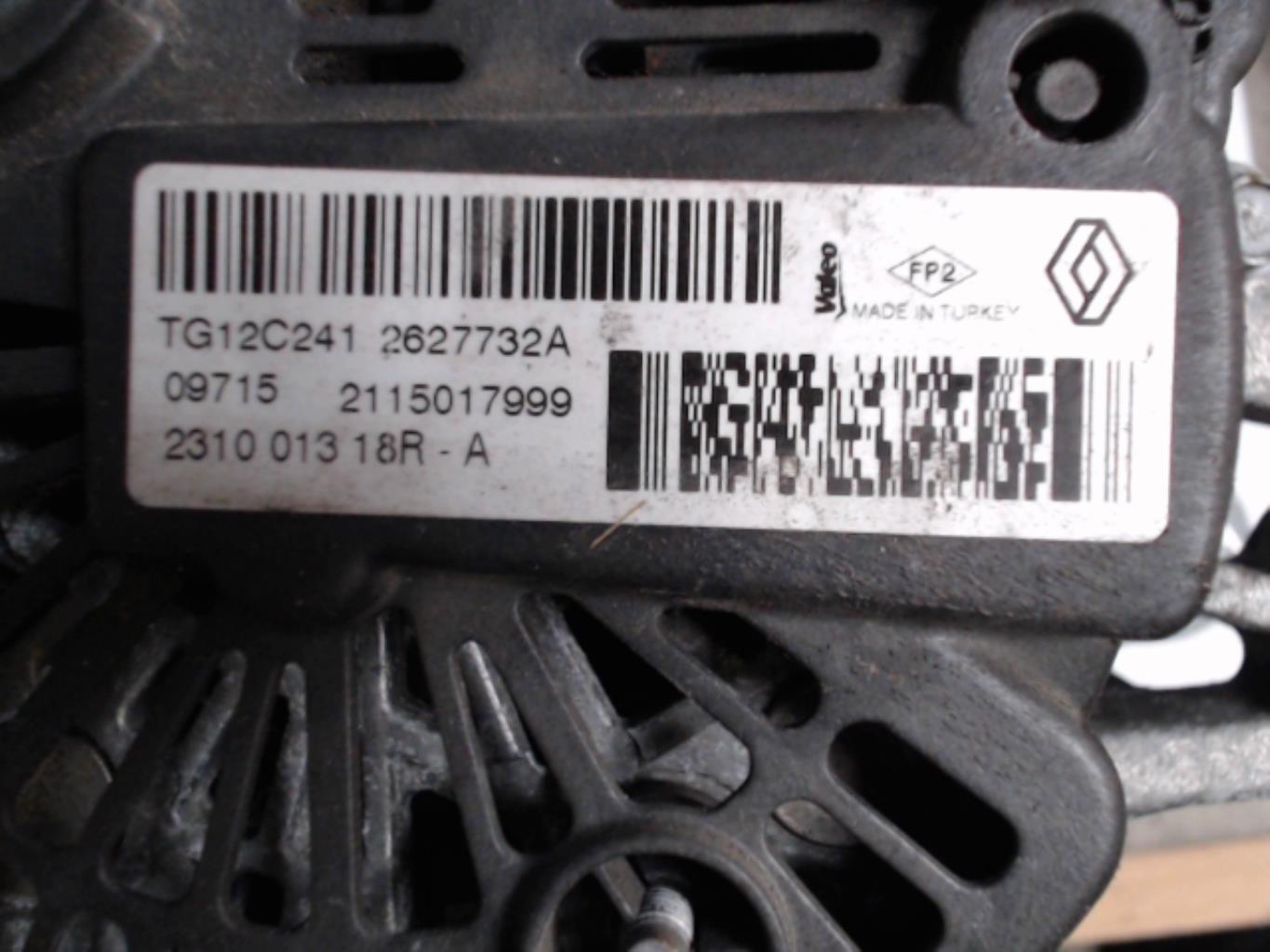 Alternateur RENAULT CLIO 4 PHASE 1 Diesel - 1