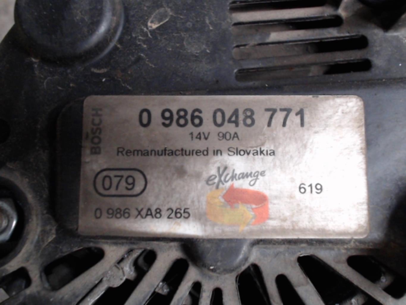 Alternateur SUZUKI SPLASH Diesel - 1