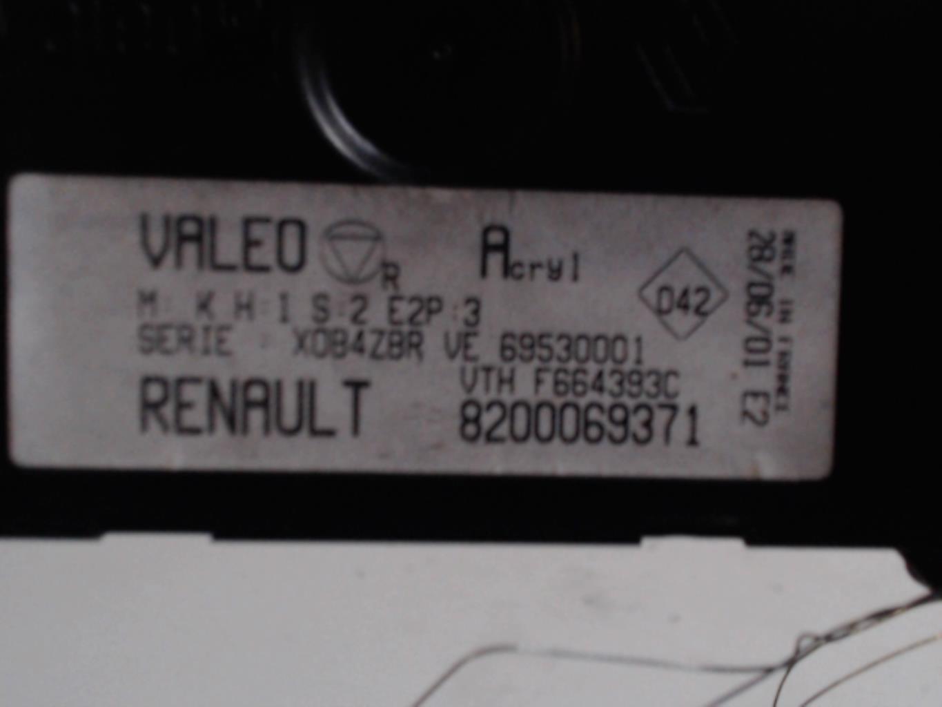 Commande chauffage RENAULT CLIO 2 PHASE 2  - 1