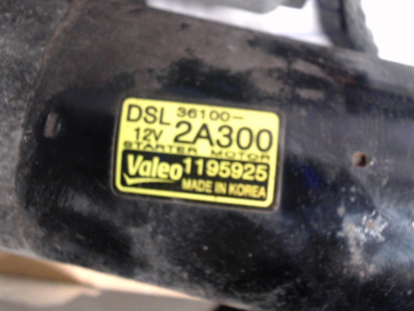 Demarreur HYUNDAI GETZ PHASE 2 Diesel - 1