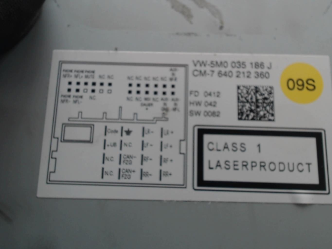 Autoradio VOLKSWAGEN POLO 5 PHASE 1  - 1