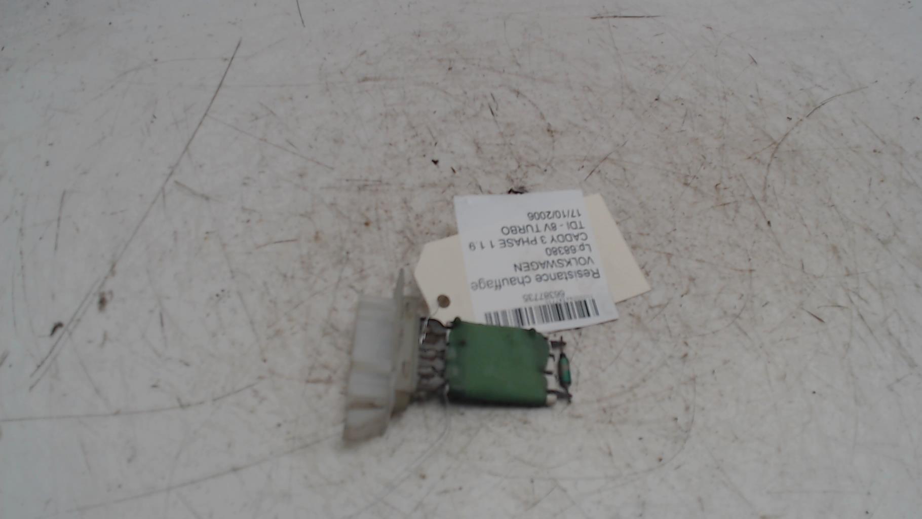 Resistance chauffage VOLKSWAGEN CADDY 3 PHASE 1 Diesel - 1