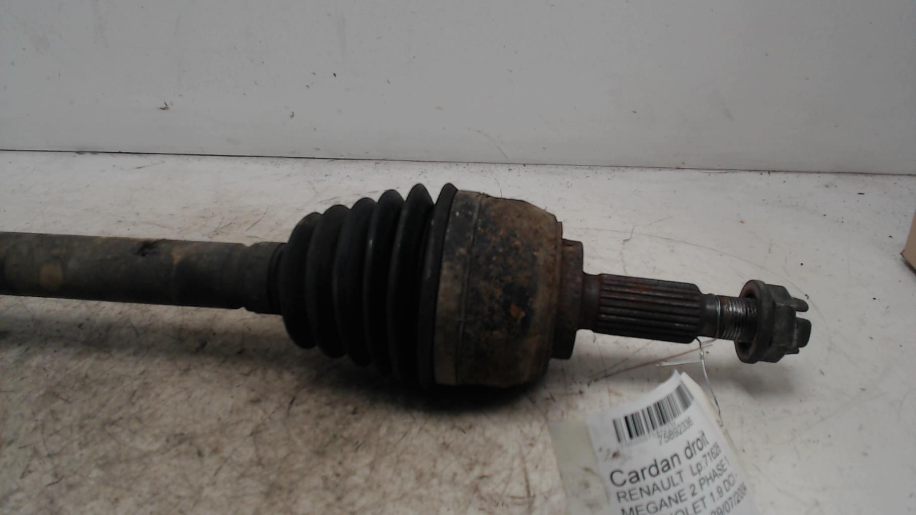 Cardan droit (transmission) RENAULT MEGANE 2 PHASE 1 CABRIOLET Diesel - 1