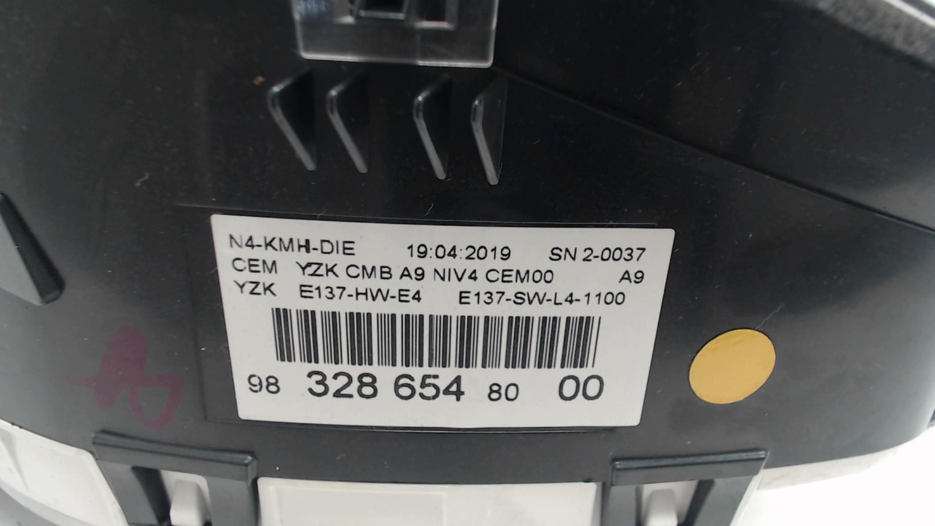 Compteur PEUGEOT 2008 1 PHASE 2  - 1
