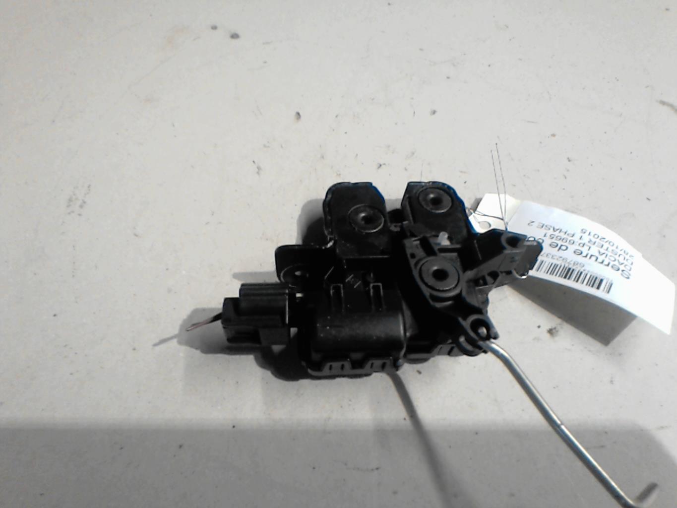 Serrure de coffre DACIA DUSTER 1 PHASE 2  - 1