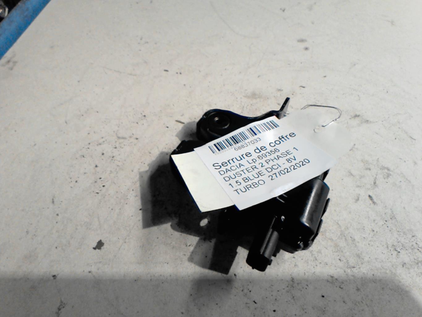 Serrure de coffre DACIA DUSTER 2 PHASE 1 Diesel - 1