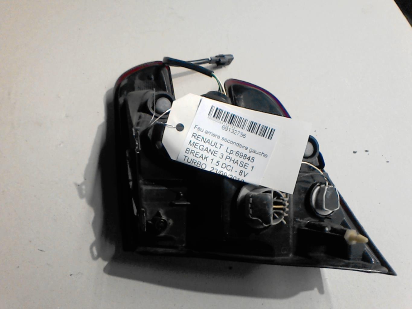Feu arriere secondaire gauche (feux) RENAULT MEGANE 3 PHASE 1 BREAK Diesel - 1