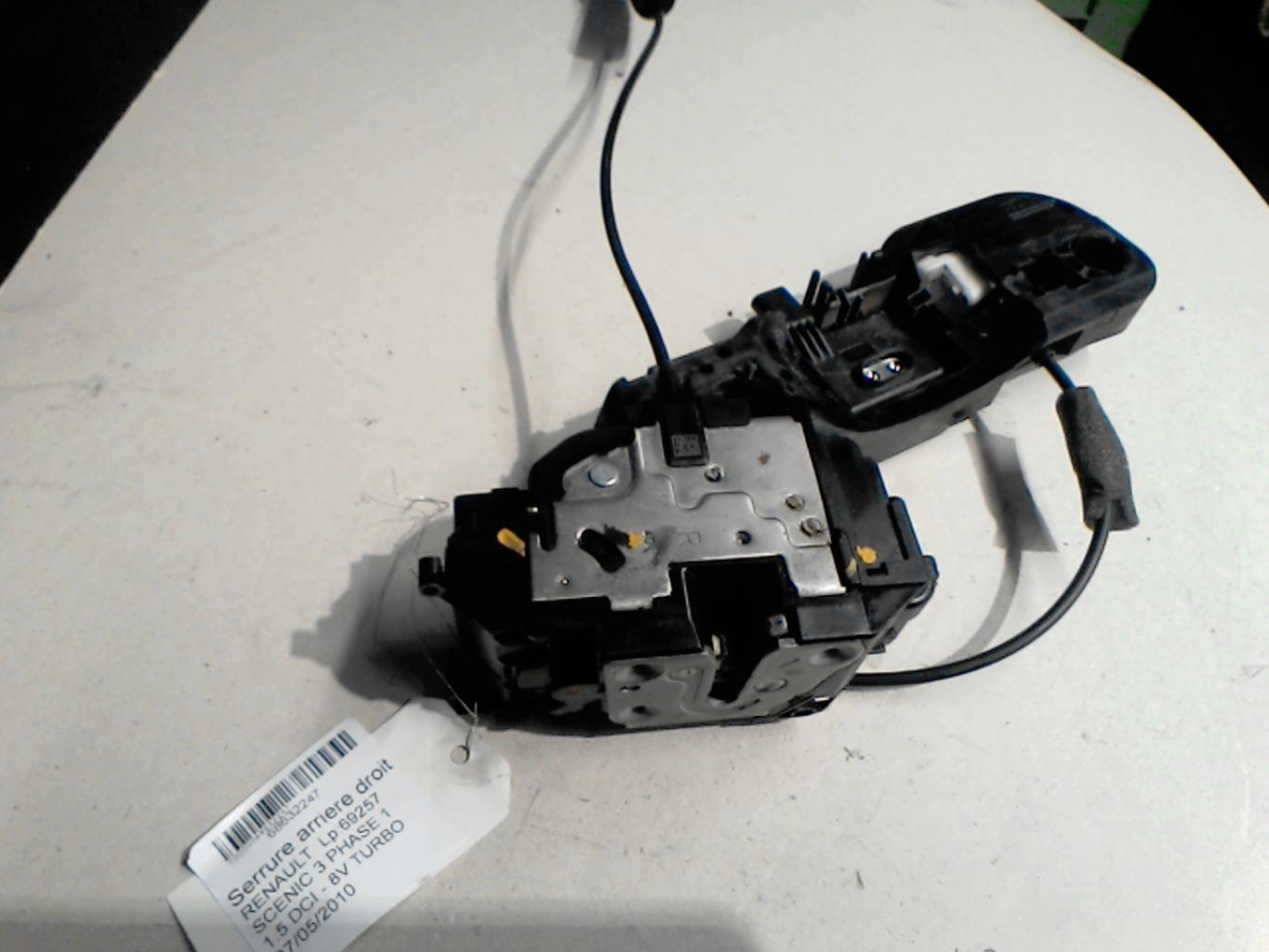 Serrure arriere droit RENAULT SCENIC 3 PHASE 1 Diesel - 1