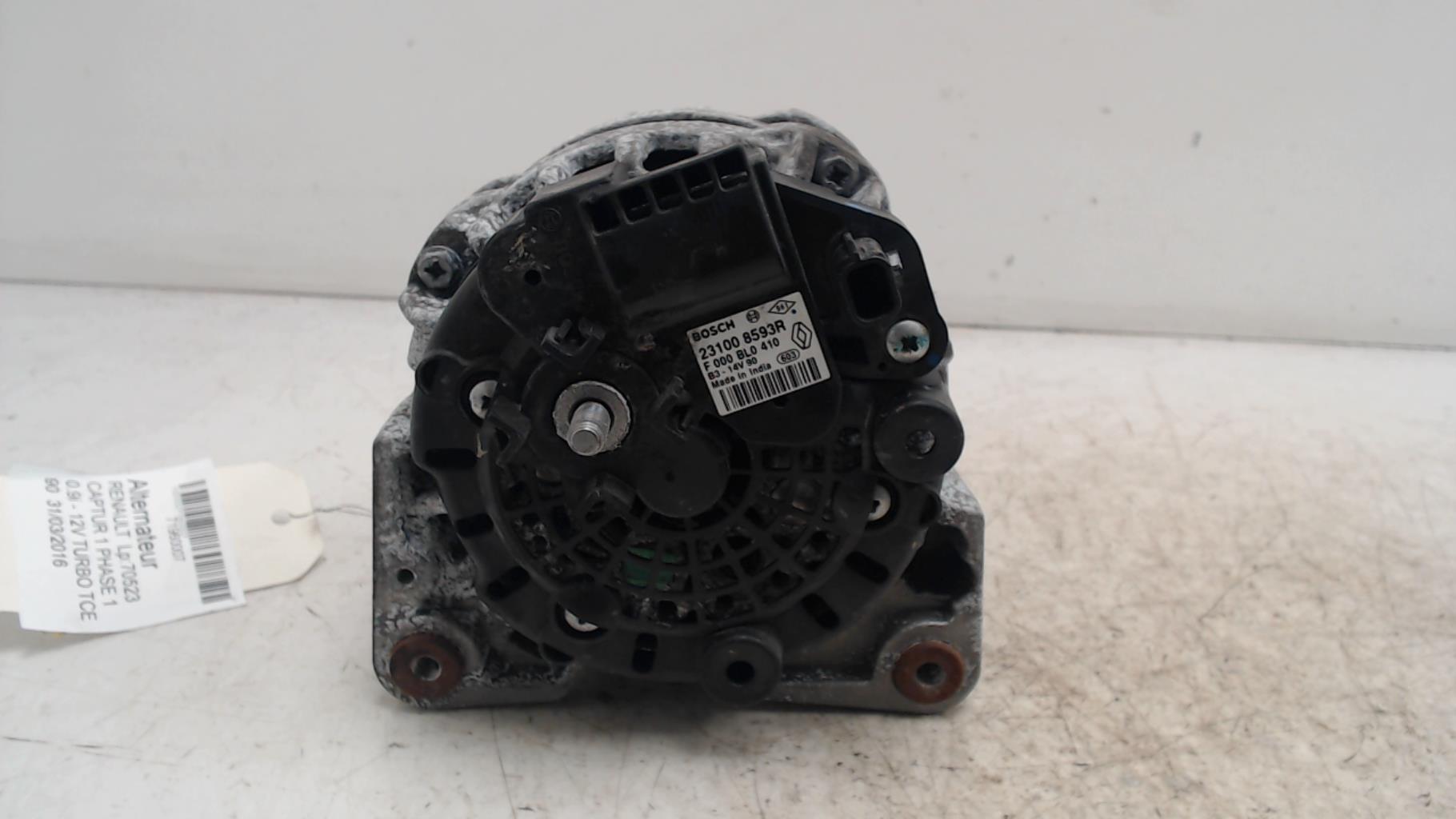 Alternateur RENAULT CAPTUR 1 PHASE 1 Essence - 1