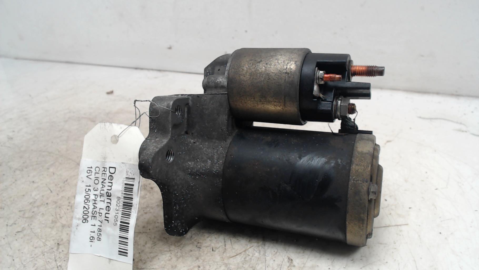 Demarreur RENAULT CLIO 3 PHASE 1 Essence - 1