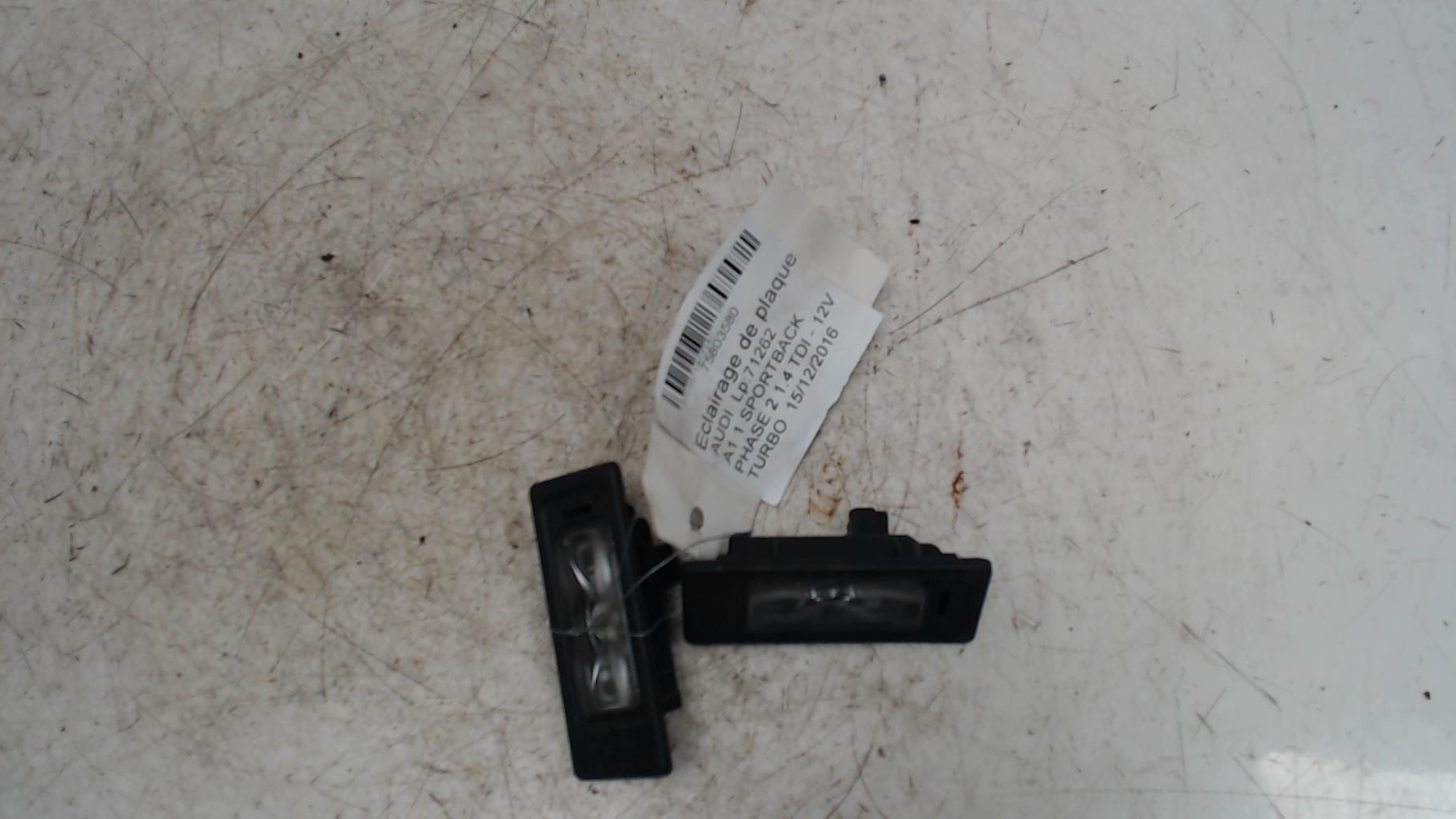 Eclairage de plaque AUDI A1 1 SPORTBACK PHASE 2 Diesel - 1