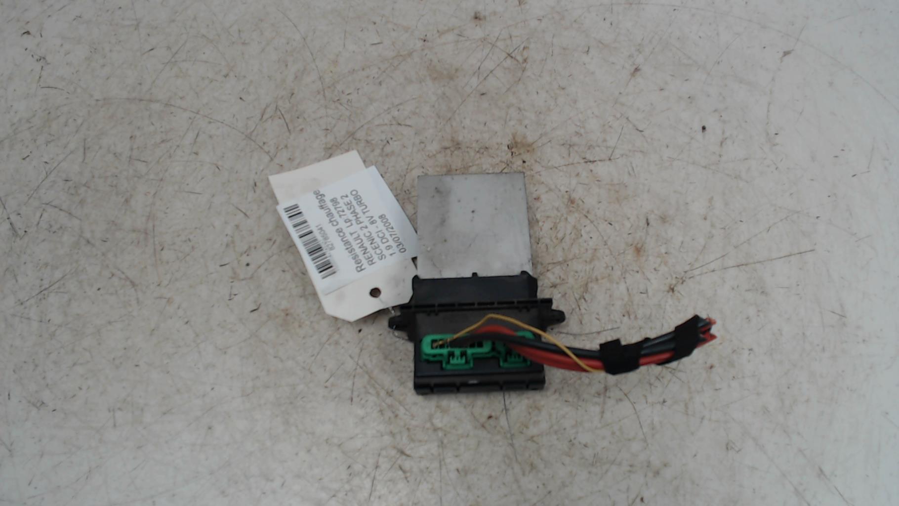 Resistance chauffage RENAULT SCENIC 2 PHASE 2  - 1