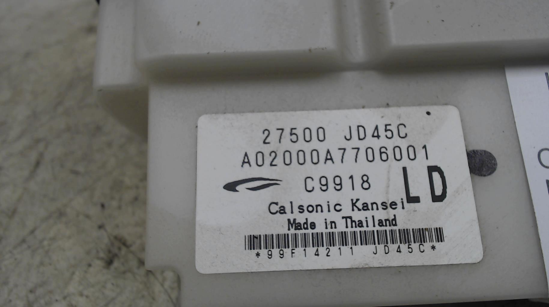 Commande chauffage NISSAN QASHQAI 1 PHASE 1  - 1