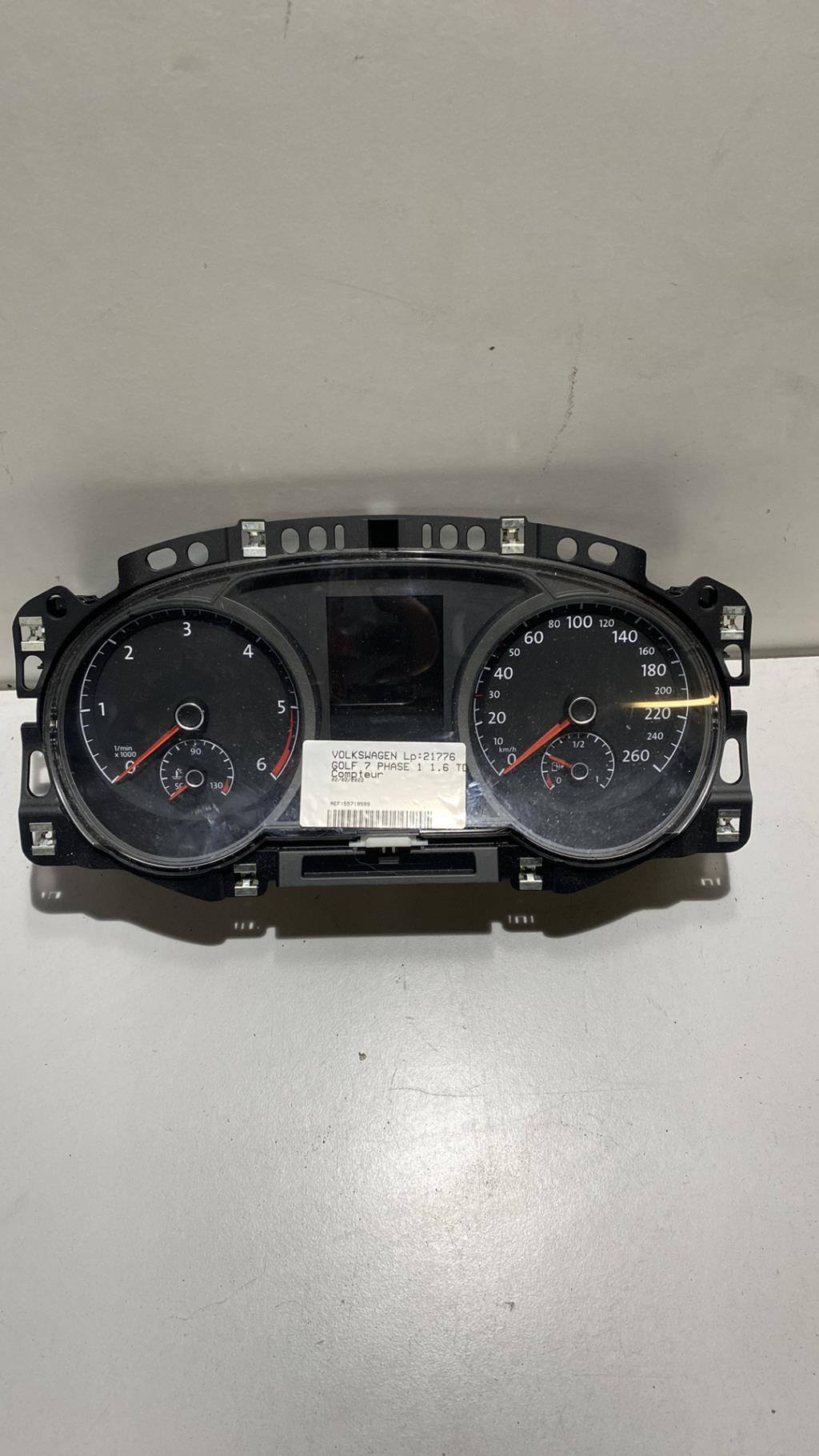 Compteur VOLKSWAGEN GOLF 7 PHASE 1 Diesel - 1