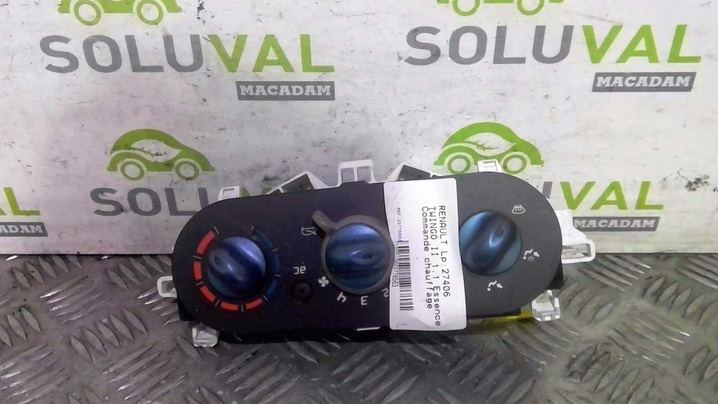 Commande chauffage RENAULT TWINGO 2 PHASE 1 Essence - 1