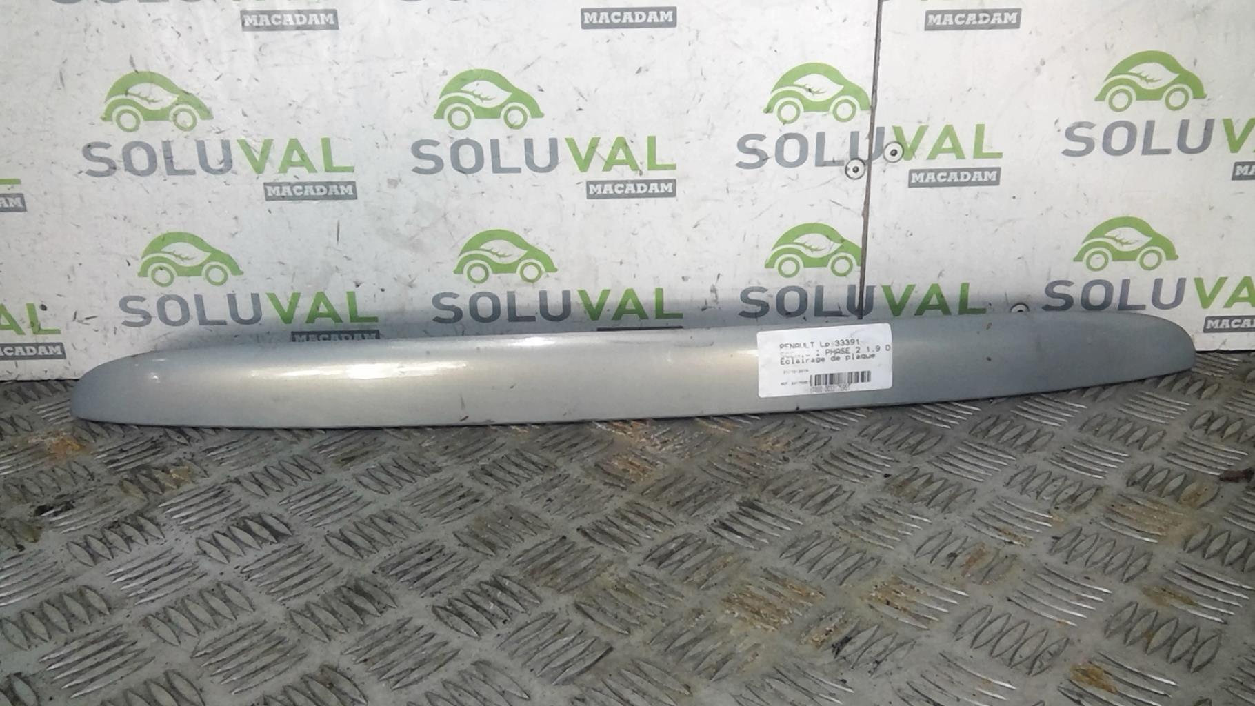 Eclairage de plaque RENAULT SCENIC 1 PHASE 2 Diesel - 1