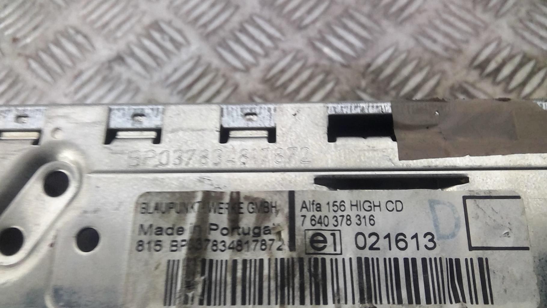 Autoradio originale ALFA ROMEO 156 PHASE 1 Diésel - 1