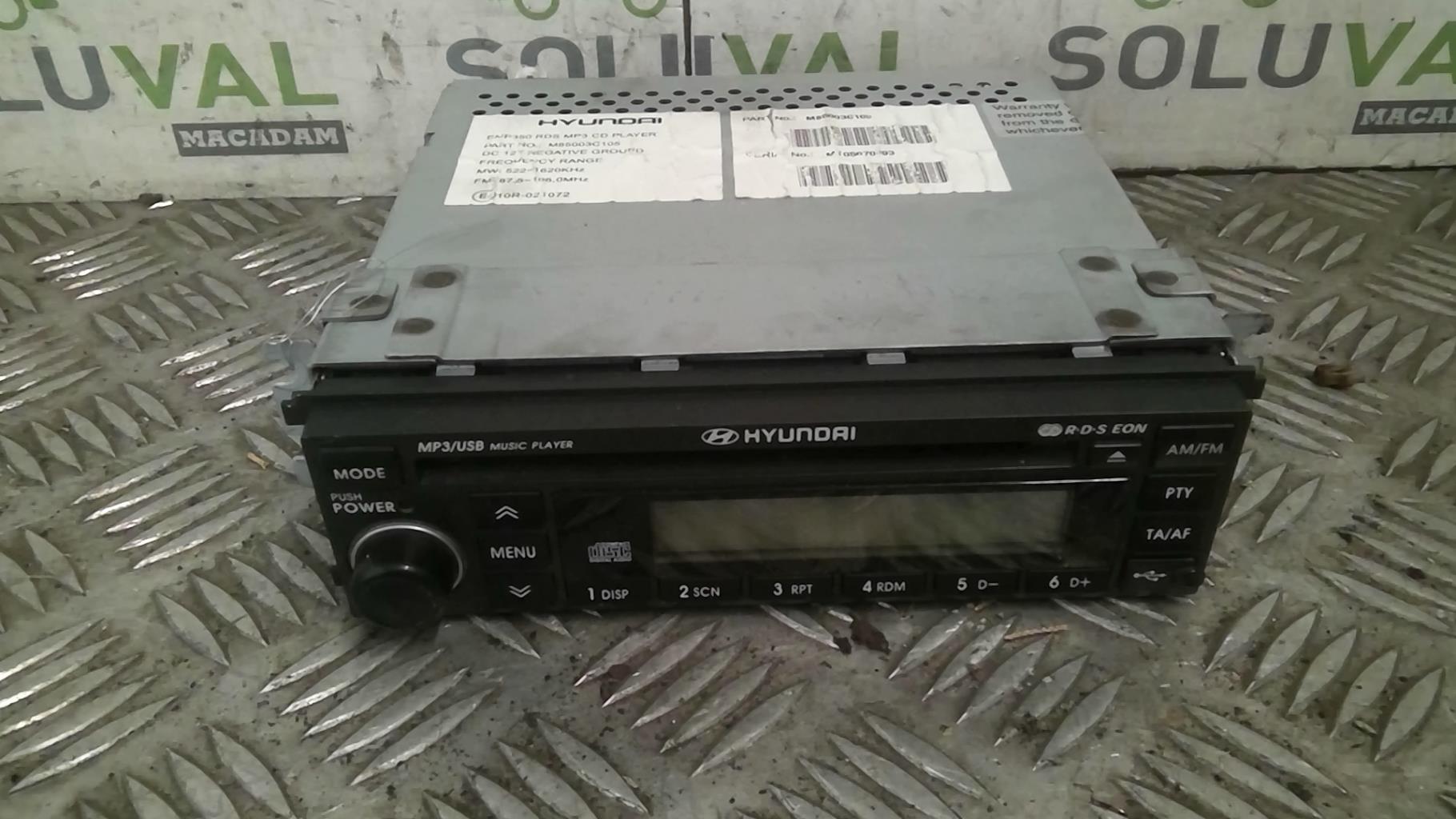 Autoradio HYUNDAI GETZ PHASE 2 Diesel - 1