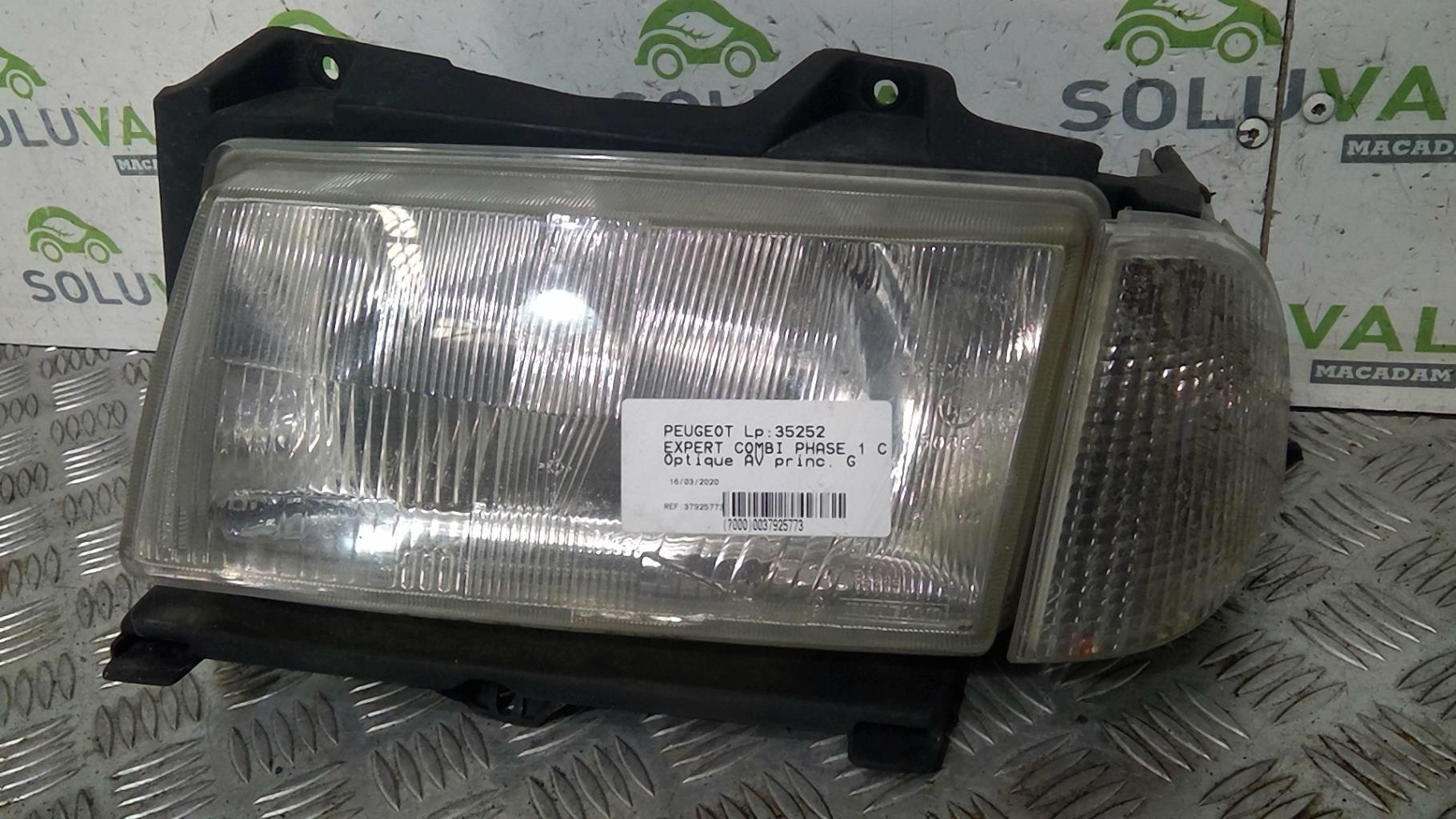 Gruppo ottico anteriore principale sinistro (luci)(faro) PEUGEOT EXPERT 1 PHASE 1 Diésel - 1