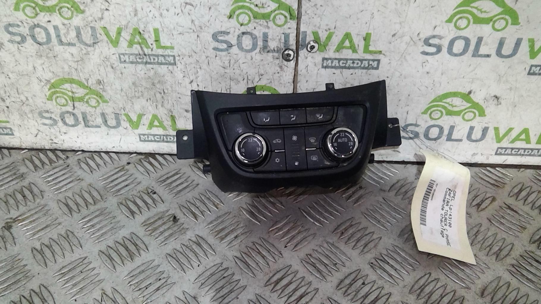 Commande chauffage OPEL ZAFIRA TOURER C PHASE 1 Diesel - 1