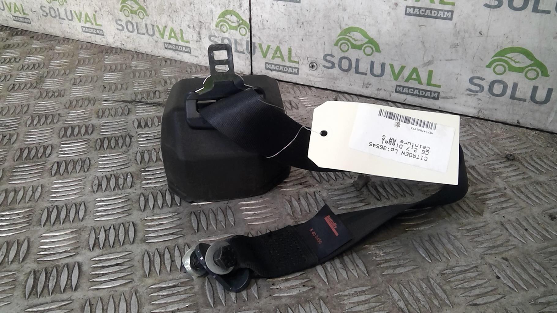 Cintura di sicurezza posteriore sinistra CITROEN C6 Diésel - 1