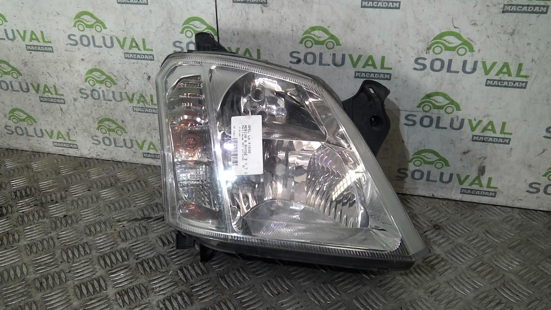 Gruppo ottico anteriore principale destro (luci)(faro) OPEL MERIVA A PHASE 2 Diésel - 1